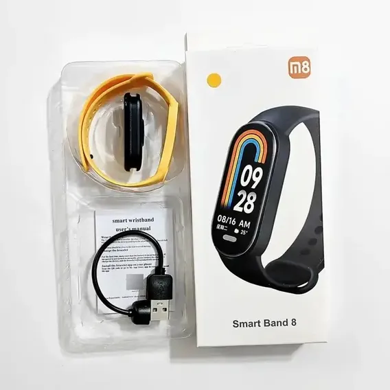 Smartband M8 Fitpro 2024 Pulseira Preto Foto 1