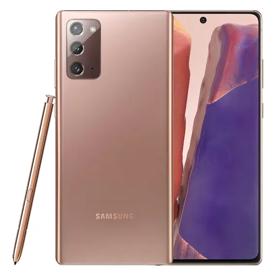 Smartphone Galaxy Note20 Tela 6.7 256gb 8gb Ram Samsung Cor Dourado Foto 1