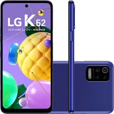 Smartphone K62 4g Tela 6,6 64gb 4gb Ram Azul LG Foto mini 1