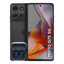 Smartphone Motorola Moto g75 5G + Moto Buds - 256GB 16GB (8GB RAM+8GB Ram Boost) e 50MP Sony Lytia 600 Camera Moto AI Ultrarresistencia militar - Preto Foto mini 1