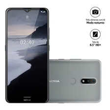 Smartphone Nokia 2.4 Nk015 Tela 6.5'' 64gb 3gb Ram Cinza Foto  mini 1