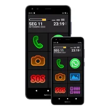 Smartphone Para Idoso Vovofone 32gb 4g Icones Grandes Zap Foto  mini 1