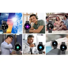 Smartwatch Gps Pro Para Samsung iPhone Xiaomi 2025 Caixa Preto Foto mini  3