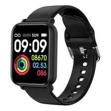 Smartwatch Ip67 Relógio Inteligente R16 Pulseira Preto Foto  mini 1