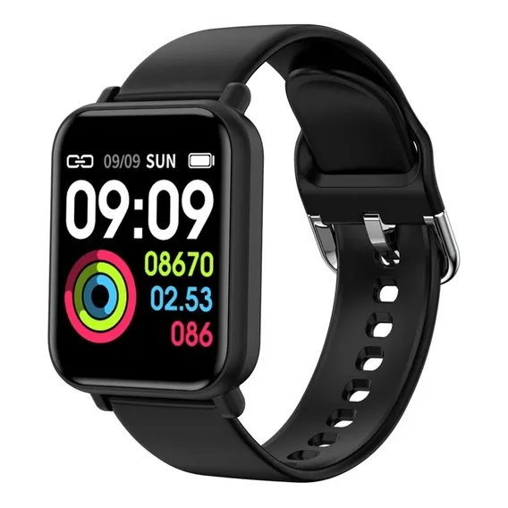 Smartwatch Ip67 Relógio Inteligente R16 Pulseira Preto Foto 1