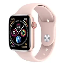 Smartwatch Iwo Iwo Lite Iwo 12 Lite W26 Global 40mm Caixa 40mm De Metal Rose, Pulseira De Silicone W26 Foto  mini 1