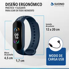 Smartwatch M6 Relogio Inteligente Batimento CardÃaco Pressão Foto mini 4