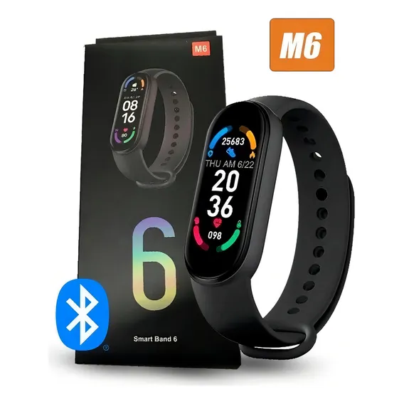 Smartwatch Relógio Inteligente Smartband M6 Foto 1