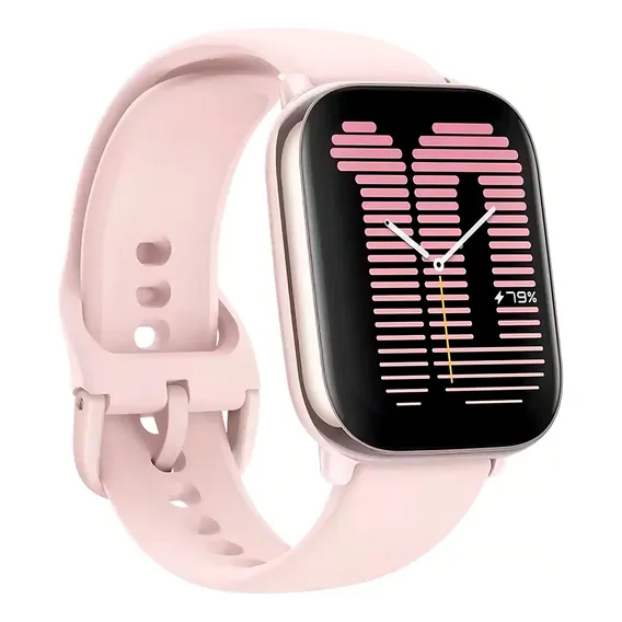 Smartwatch Xiaomi Amazfit Active A2211 Caixa Rosa Pulseira Rosa Bisel Rosa Desenho Da Pulseira Mesh Foto 1