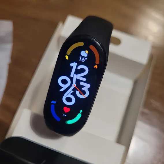 Smartwatch Xiaomi Mi Band 7 | Versão Global Com 9 Pulseiras Pulseira Preto Foto 1