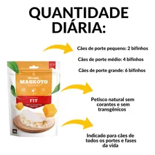 Snack Bifinho Maskoto Cães Tapioca Com Frutas Tropicais 60g Foto mini 2
