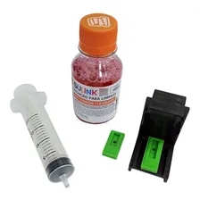 Snap Fill Para Cartuchos Hp + 100ml De Solução De Limpeza Foto  mini 1