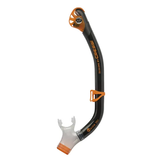 Snorkel Cressi Orion Dry Cor Laranja Foto 1