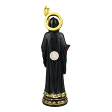 São Bento Imagem Religiosa Enfeite Decorativo De Resina 30cm Cor Preto Foto mini 4