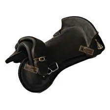 S贸 Hoje Jogo 10p莽s Sela Freio Ouro Santa Montaria Cavalo Cor Preto Foto mini 3