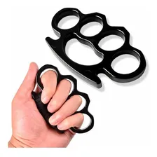 Soco Inglês Defesa Pessoal Em Aço Resistente 12 Cm Preto Foto mini 2