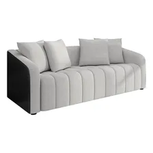 Sofá 03 Lugares Com Assento Fixo E Encosto Com Diwt Foto mini  2