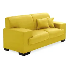 Sofá 2 Lugares Manuela Suede Amarelo Foto mini 1
