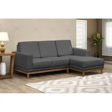 Sofá 3 Lugares Com Chaise Cronus D Monegatto Wt Foto mini 1