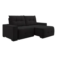 Sofá 3 Lugares Retrátil E Reclinável 230cm Noruega Foto mini 2
