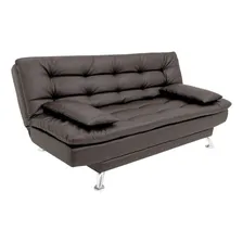 Sofá-cama 3 Lugares Casal Premium Café Foto  mini 1