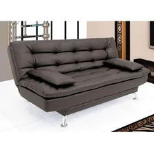 Sofá-cama 3 Lugares Casal Premium Café Foto mini  2