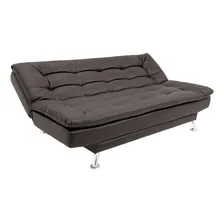 Sofá-cama 3 Lugares Casal Premium Café Foto mini  3