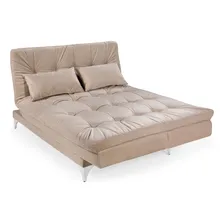 Sofá Cama 3 Lugares Versátil Império Estofados Je Foto mini 2