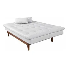 Sofá Cama 3 Lugares Versátil Madero Império Db Foto mini 2