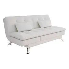 Sofá-cama Casal 3 Lugares Amanda Corino Branco Foto mini 1
