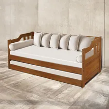 Sofá Cama Com Cama Auxiliar Castanho Zurique Foto mini 3