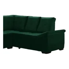 Sofá de Canto 5 Lugares Suede Japão Verde Sofá Casa Foto mini 2