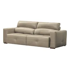 Sofá Decorativo Monica 252cm Couro Avelã Foto mini  2