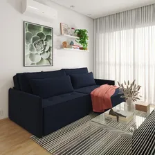 Sofá Em Linho 200cm Boss Foto  mini 1