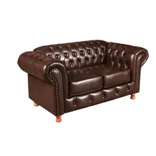 SofĂĄ LuĂs Xv Chesterfield 2 Lugares Namoradeira CapitonĂȘ Foto mini 1