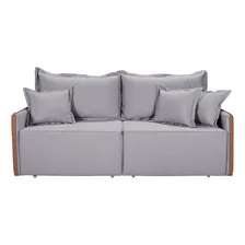 Sofá Retrátil 160cm 2 Lugares Linho Bali Império Foto mini 4