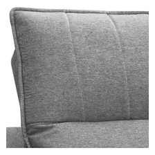 Sofá Retrátil Reclinável Chaise Direito 265cm Linho Cinza Foto mini 4