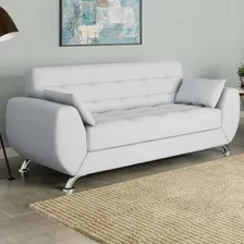 Sofás 3 Lugares Larissa Corino Branco Foto mini 2