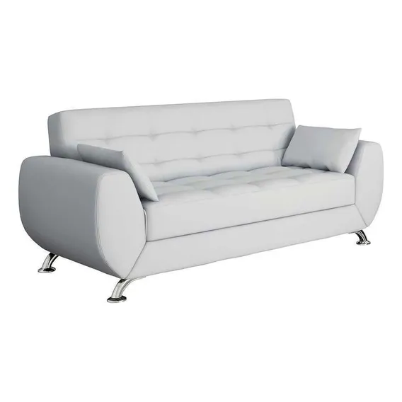 Sofás 3 Lugares Larissa Corino Branco Foto 1