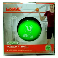 Soft Ball - Mini Bola De Exercício 2kg - Verde - Liveup Foto mini  2