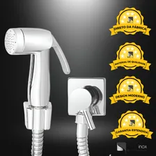 Soft Inox ducha higiênica 1/4 volta luxo acabamento quadrado cromado Foto mini 4
