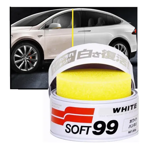 Soft99 Cera de carnaúba premium 300g branca Foto 1