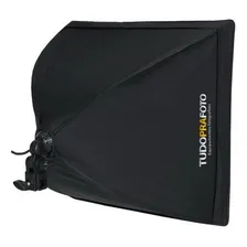 Softbox 40x40 Iluminador Tudoprafoto Soquete E27 C/ Difusor Foto mini  2