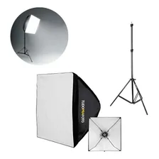 Softbox 60x60 Com Tripé Universal 2 Metros Tudoprafoto Foto mini 1