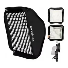 Softbox P/ Flash Speedlight 80x80 Godox / Dobravel Foto  mini 1