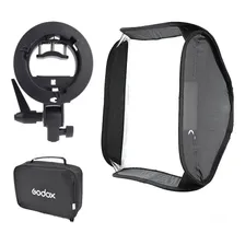 Softbox P/ Flash Speedlight 80x80 Godox / Dobravel Foto mini  2