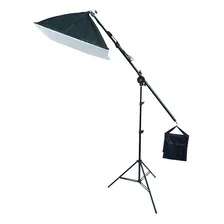 Softbox Soquete Unico Tipo Sombrinha Kit Girafa Soft Box Foto mini 2