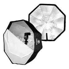 Softbox Universal Greika 120cm Octagonal Tipo Guarda Chuva Foto mini 4