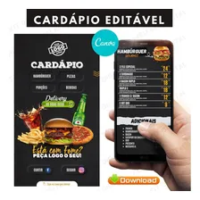 Software MultimÃdia Meu Kit Digital Cardápio Editável No Canva Versión 2108 - Editável No Pc E Celular 100 Anos - Digital Foto mini 1