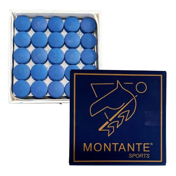 Sola De Couro 11mm Taco De Sinuca Caixa 50 Unidade Montante Cor Azul Foto 1